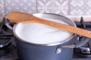 Boiling-Milk-in-Pan